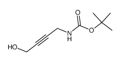 Carbamic acid, (4-hydroxy-2-butynyl)-, 1,1-dimethylethyl ester (9CI) Structure
