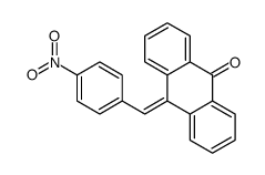 10-[(4-nitrophenyl)methylidene]anthracen-9-one结构式