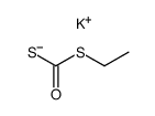 potassium O-ethyldithiocarbonate结构式