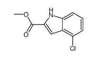 1H-Indole-2-carboxylic acid, 4-chloro-, Methyl ester structure