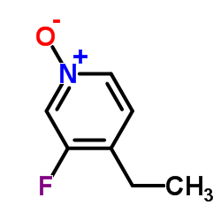 Pyridine, 4-ethyl-3-fluoro-, 1-oxide (9CI) picture