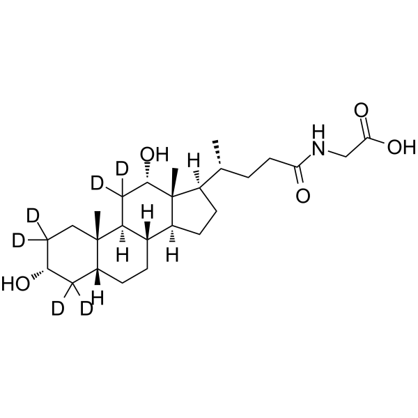 Glycodeoxycholic Acid-d6 Structure