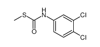 S-METHYL (3,4-DICHLOROPHENYL)CARBAMOTHIOATE结构式