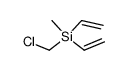 (chloromethyl)divinylmethylsilane Structure