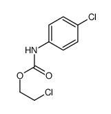 2-chloroethyl N-(4-chlorophenyl)carbamate结构式