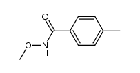 N-methoxy(p-methyl)benzamide Structure