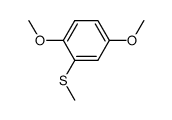 2,5-DIMETHOXYBENZENETHIOL Structure
