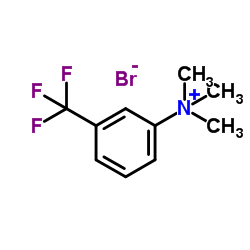 3-(三氟甲基)苯基三甲基溴化铵结构式