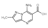 7-Amino-2-methylpyrazolo[1,5-a]pyrimidine-6-carboxylic acid Structure