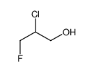 2-chloro-3-fluoropropan-1-ol结构式