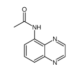N-quinoxalin-5-yl-acetamide结构式