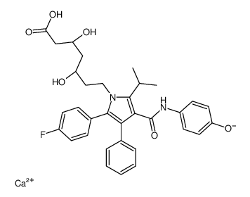 p-Hydroxy Atorvastatin Calcium Salt结构式