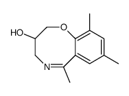 3,4-Dihydro-6,8,10-trimethyl-2H-1,5-benzoxazocin-3-ol Structure