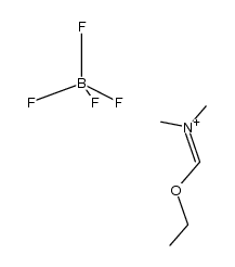 ethoxymethylene-dimethyl-ammonium, tetrafluoroborate Structure