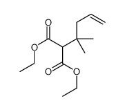 diethyl 2-(2-methylpent-4-en-2-yl)propanedioate结构式