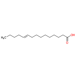 (10E)-10-Pentadecenoic acid structure