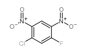Benzene,1-chloro-5-fluoro-2,4-dinitro- Structure
