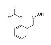 2-二氟甲氧基苯甲醛肟结构式