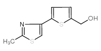 [5-(2-METHYL-1,3-THIAZOL-4-YL)-2-THIENYL]METHANOL结构式