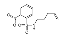 2-nitro-N-pent-4-enylbenzenesulfonamide Structure