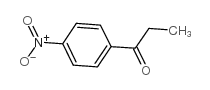 1-(4-硝基苯基)-1-丙酮结构式