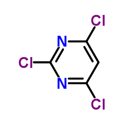 2,4,6-Trichloropyrimidine Structure
