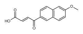 acido β-(6-metossi-2-naftoil)acrilico结构式