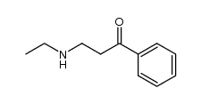 N-Aethyl-β-aminopropiophenon Structure