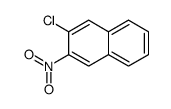 2-chloro-3-nitronaphthalene结构式