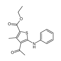 ETHYL 4-ACETYL-5-ANILINO-3-METHYL-2-THIOPHENECARBOXYLATE picture