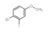 4-溴-3-氟苯甲醚结构式