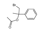 1-Brommethyl-1-phenethylacetat结构式