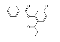 1-(2-benzoyloxy-4-methoxy-phenyl)-propan-1-one Structure