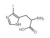 2-amino-3-(5-fluoro-3H-imidazol-4-yl)propanoic acid结构式