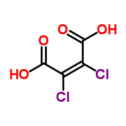 (2Z)-2,3-Dichloro-2-butenedioic acid Structure