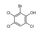 6-Bromo-2,4,5-trichlorophenol Structure