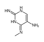 4-N-methylpyrimidine-2,4,5-triamine结构式