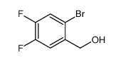 2-溴-4,5-二氟苄醇结构式