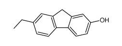 2-Aethyl-7-hydroxy-fluoren结构式