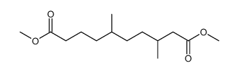 3,6-Dimethyldecanedioic acid dimethyl ester Structure