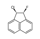 cis-1-chloro-2-fluoroacenaphthene Structure