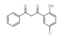 1-(5-氯代-2-羟基苯基)-3-苯基-1,3-丙二酮结构式