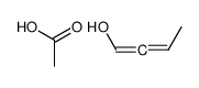 acetic acid,buta-1,2-dien-1-ol Structure