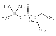 diethoxyphosphoryl(trimethyl)silane Structure