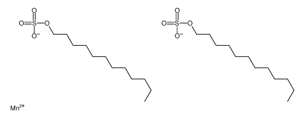 Manganese(2+) bis(dodecyl sulfate) Structure