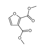 2,3-furandicarboxylic acid dimethyl ester Structure