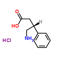(R)-4-Amino-3-phenylbutanoic acid hydrochloride Structure