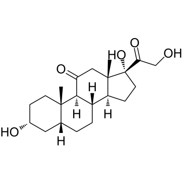 Tetrahydrocortisone Structure