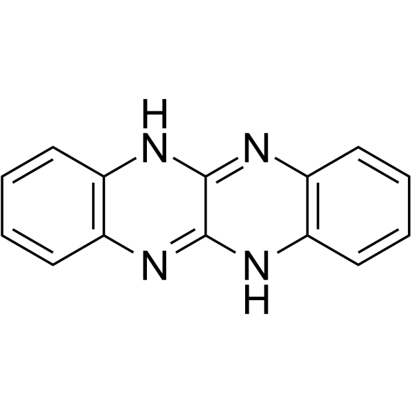 5,12-Dihydroquinoxalino[2,3-b]quinoxaline结构式
