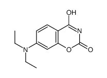 7-(diethylamino)-1,3-benzoxazine-2,4-dione结构式